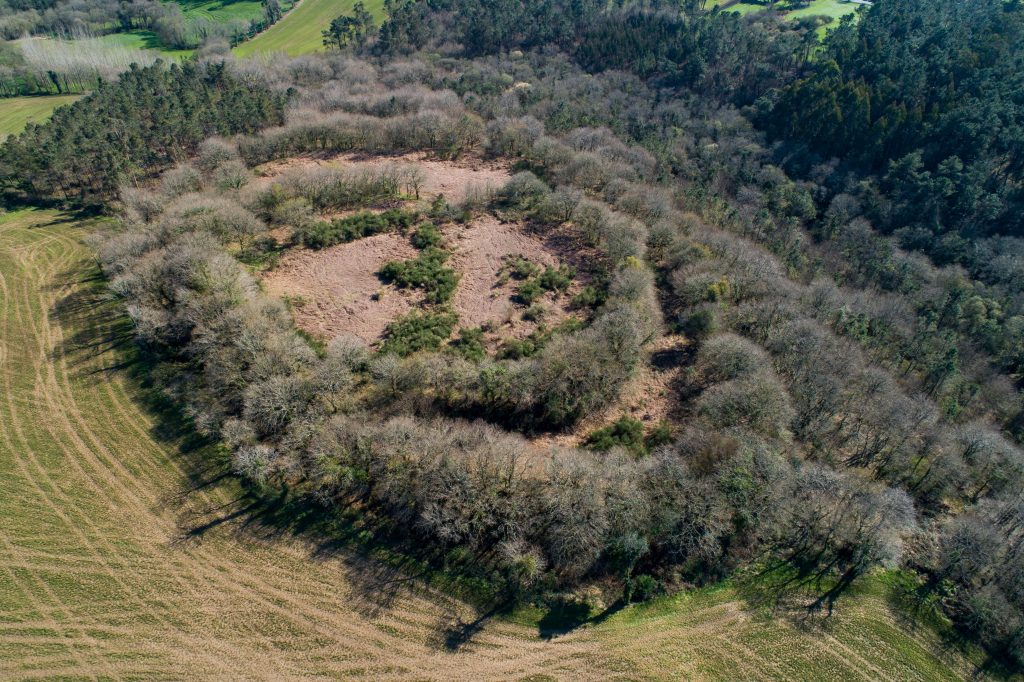 Fotografía aérea de Mazaricos